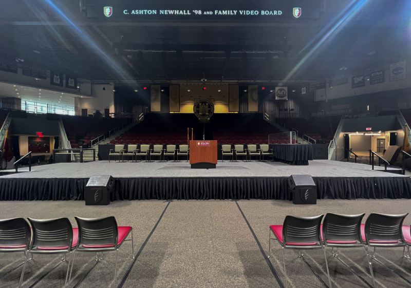 Staging at Cadillac Service Garage
