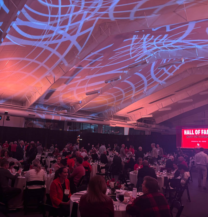 Wedding in a tent at Reynold Gardens