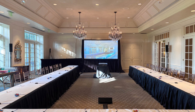 Conference at a hotel