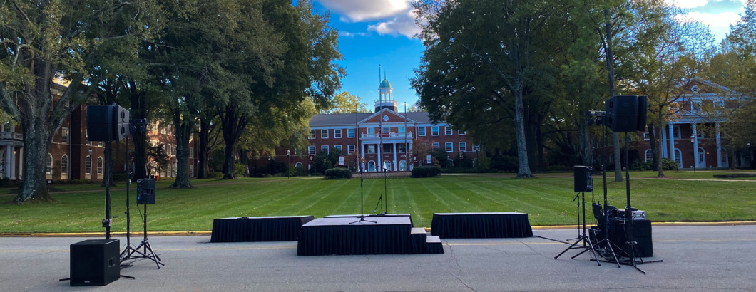 Concert at Elon Parking Lot