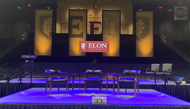 Stage lighting for Elon University