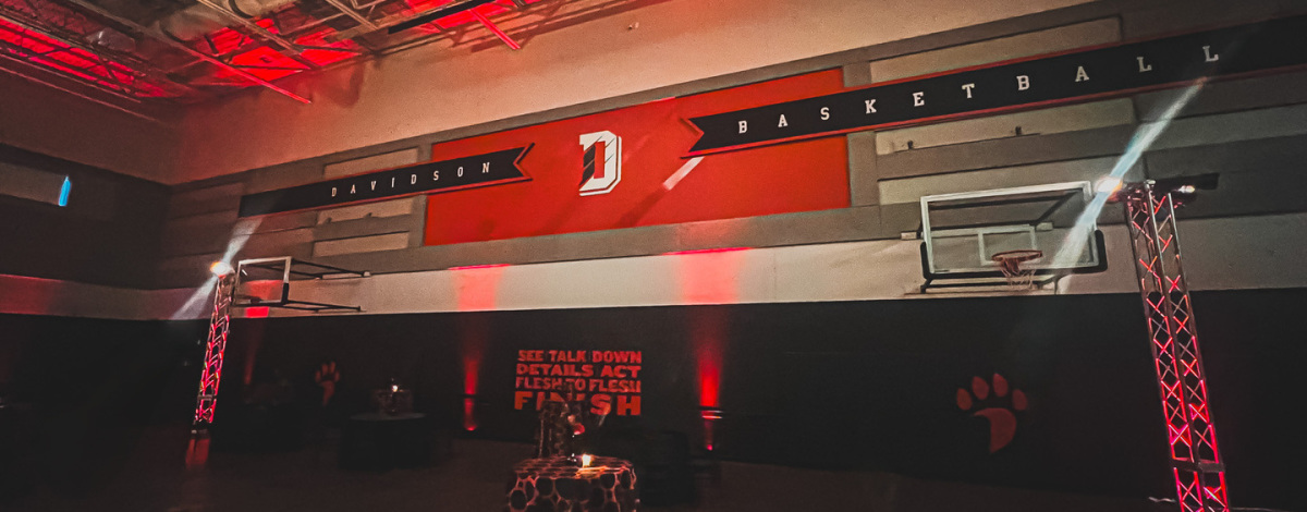 Uplighting at Davidson College