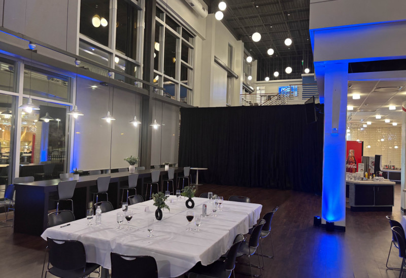 Uplighting at a party