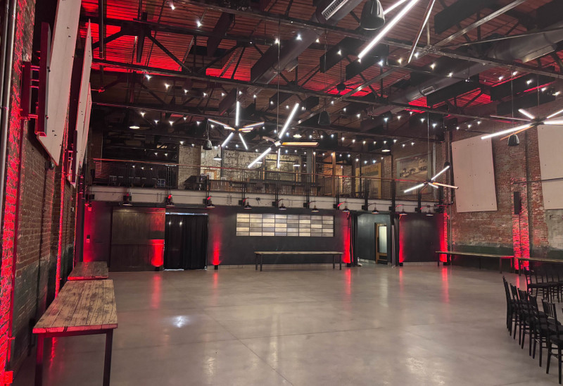 Uplighting at the Cadillac Service Garage