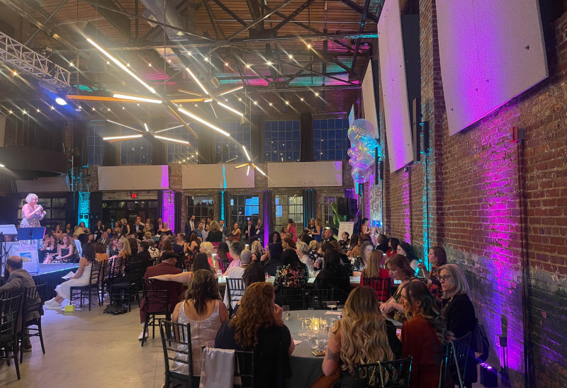 Uplighting at the Cadillac Service Garage