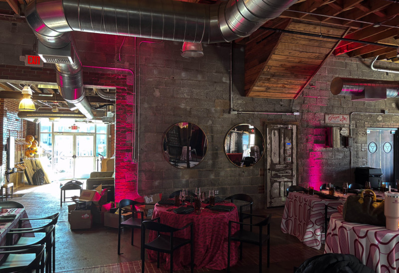 Uplighting at Forsyth Country Club for a wedding