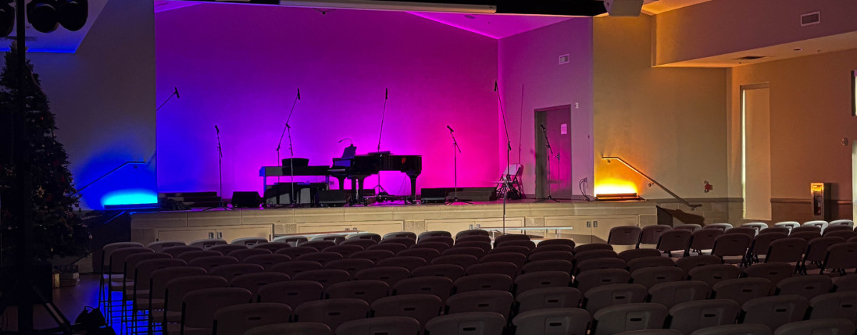 Background lighting for a Concert