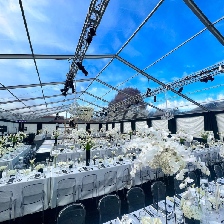 Truss Lighting for a Duke dinner