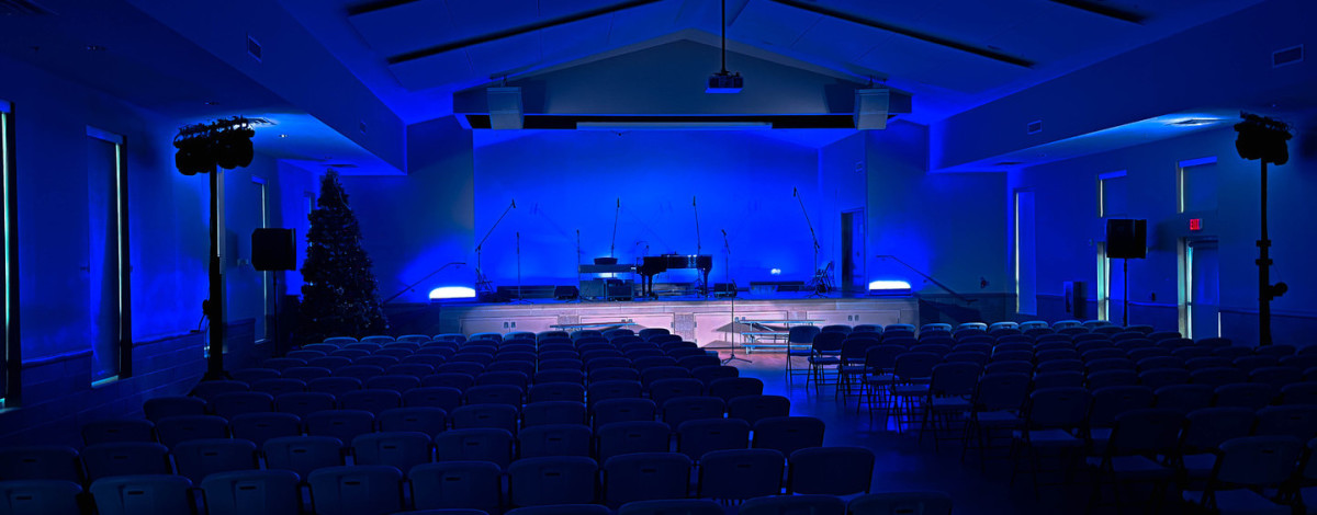 Background lighting for a Concert